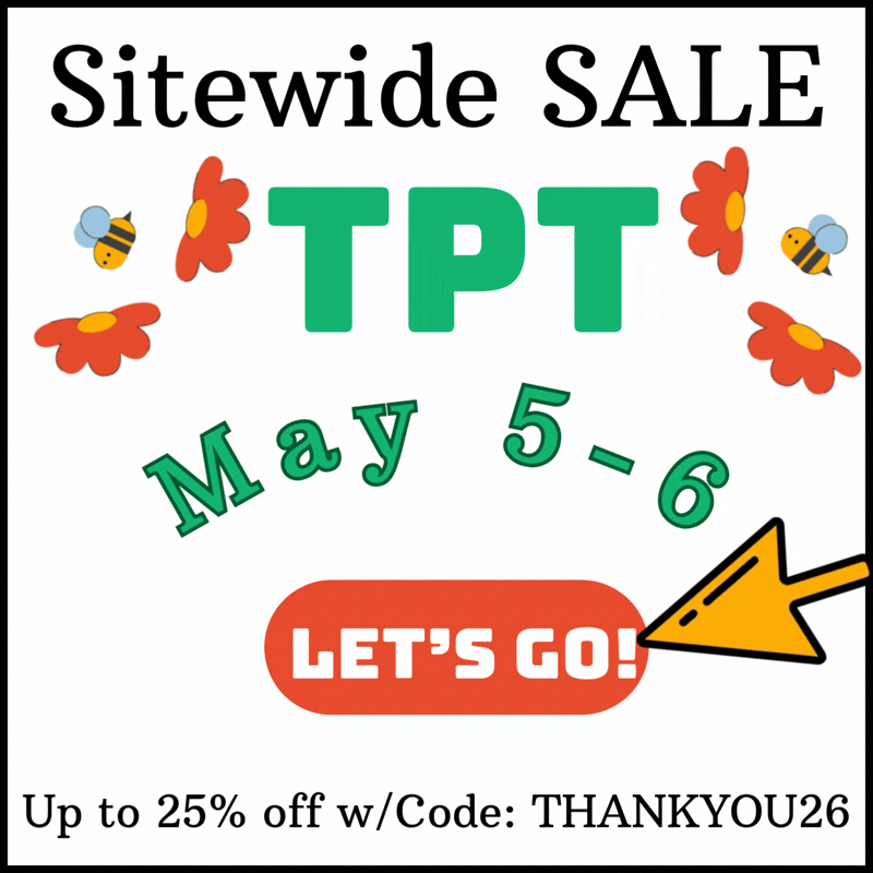 TPT Teacher Appreciation Sale Info and Link
