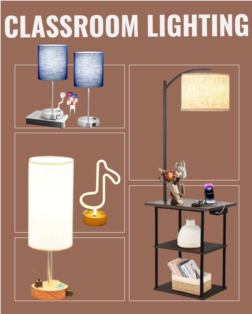 Classroom lighting ideas from Amazon