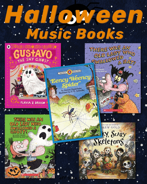 Halloween and october elementary music books